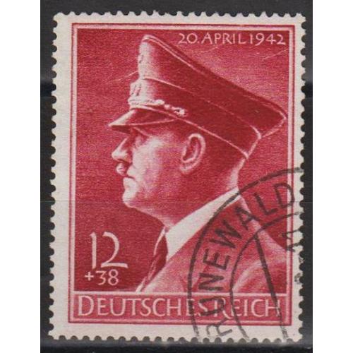 1942 - Рейх - 53 роки Гітлеру Mi.813 _8,0 €