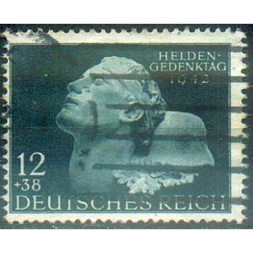 1942 - Рейх - Пам'ятi полеглих Mi.812 _2.40 €