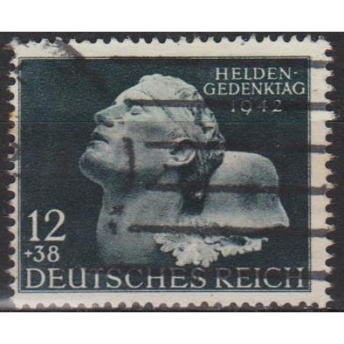 1942 - Рейх - Пам'ятi полеглих Mi.812 _2.40 €
