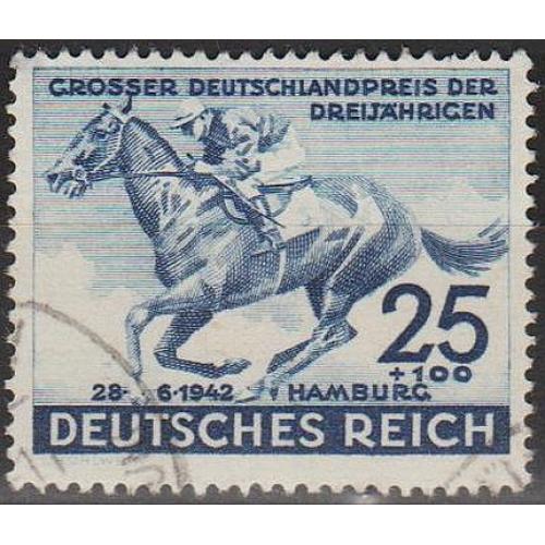 1942 - Рейх - Перегони в Гамбурзі Mi.814 _15,0 €