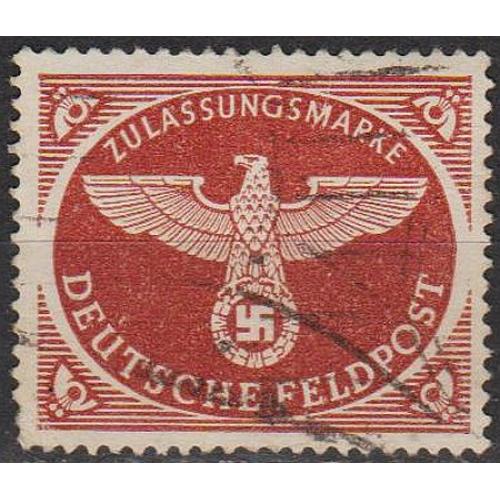 1942 - Рейх - Польова пошта Mi. 2 A _гаш
