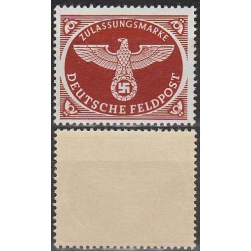 1942 - Рейх - Польова пошта Mi. 2 A **