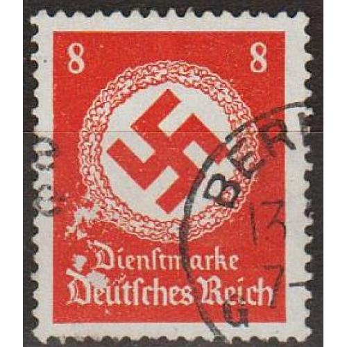 1942 - Рейх - Службова - Свастика 8 Mi.170 _1,50 €