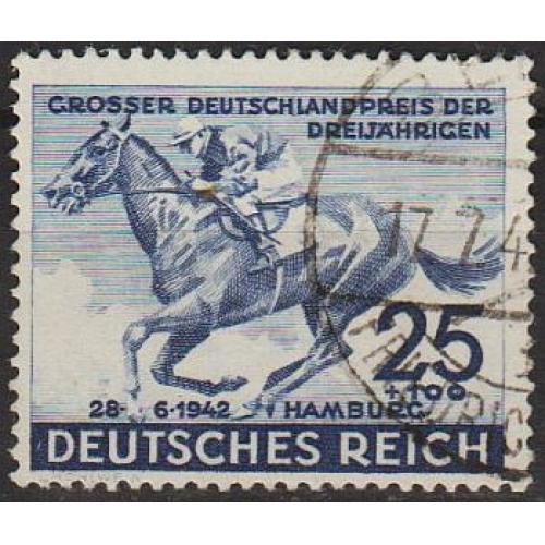 1942 - Рейх - Турнір в Гамбурзі Mi.814 _15.0 € _гаш