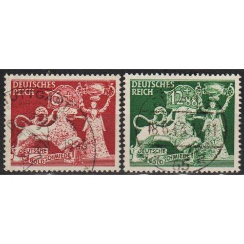 1942 - Рейх - Ювелірне мистецтво Mi.816-17 _5.0 EU_ гаш