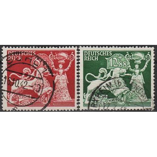 1942 - Рейх - Ювелірне мистецтво Mi.816-17 _5.0 € _ гаш