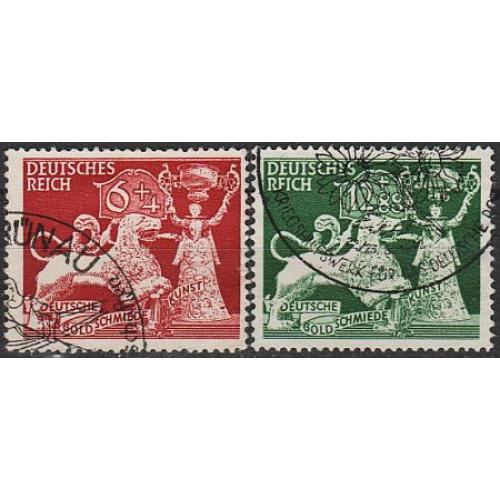1942 - Рейх - Ювелірне мистецтво Mi.816-17 _5.0 € _ гаш