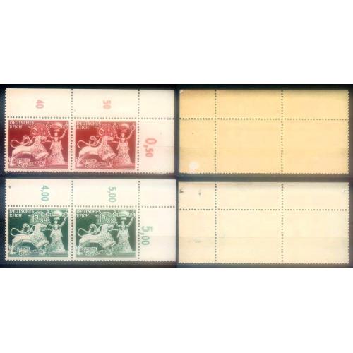 1942 - Рейх - Ювелірне мистецтво Mi.816-17 - Поля - Пара **