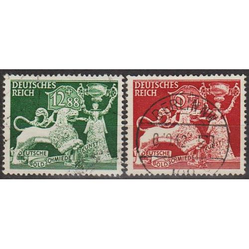 1942 - Рейх - Ювелірне мистецтво Mi.816-17  _гаш _5.0 €