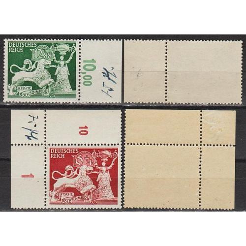 1942 - Рейх - Ювелірне мистецтво Mi.816-17 _Поле **