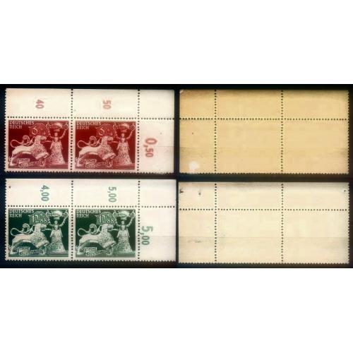 1942 - Рейх - Ювелірне мистецтво Mi.816-17 - Поля - Пара **