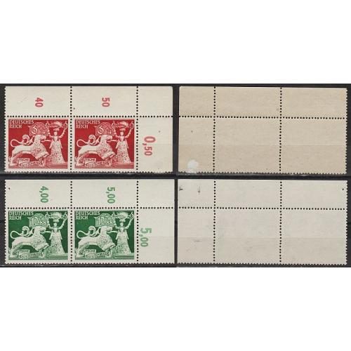 1942 - Рейх - Ювелірне мистецтво Mi.816-17 - Поля - Пара **