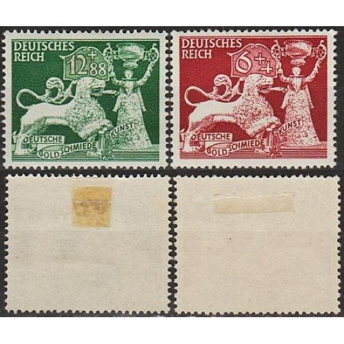1942 - Рейх - Ювелірне мистецтво Mi.816-17 *