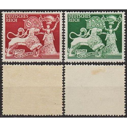 1942 - Рейх - Ювелірне мистецтво Mi.816-17 *