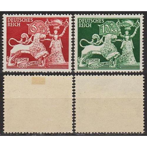 1942 - Рейх - Ювелірне мистецтво Mi.816-17 *