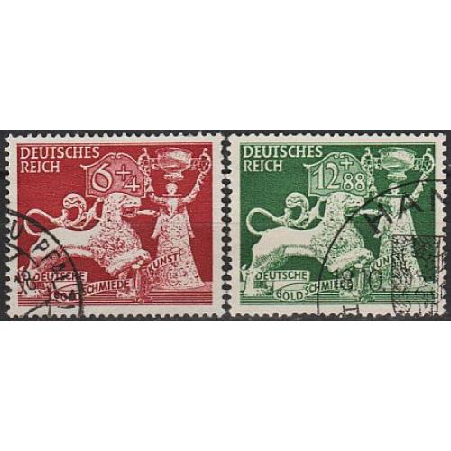 1942 - Третій Рейх - Ювелірне мистецтво Mi.816-17 _5,0 €