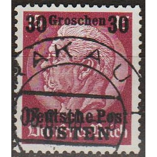 1939 - Рейх - GG - Надрук 30 Mi.7 _гаш