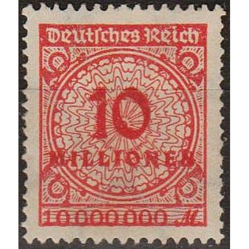 1923 - Німеччина - Стандарт - Деномінація 10 Mi.318 (*)