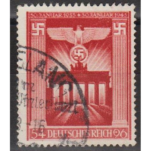 1943 - Рейх - 10 років правління Гітлера Mi.829 _гаш _3,0 €
