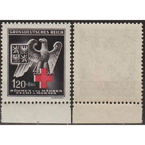 1943 - Рейх - Богемія - Червоний Хрест Mi.132 _поля **