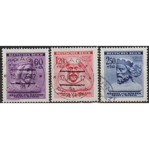 1943 - Рейх - Богемія - Зимова допомога Mi.114-16 _гаш _3,0 €