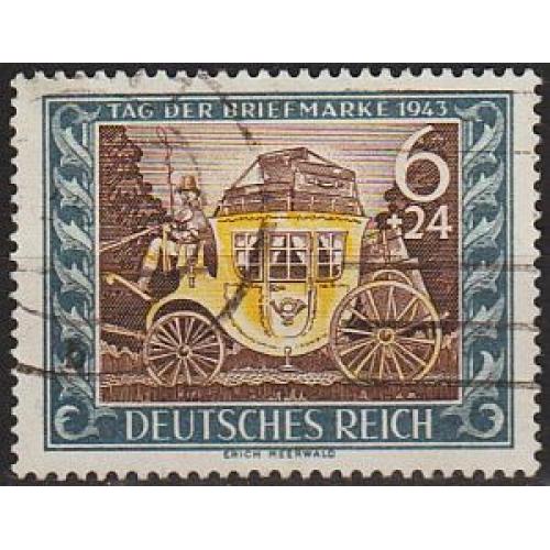 1943 - Рейх - День марки Mi.828 _гаш