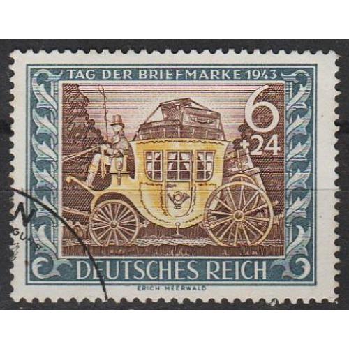 1943 - Рeйх - День марки Mi.828 _гаш