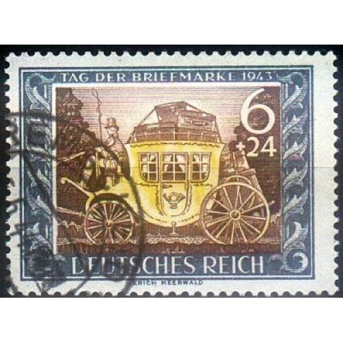 1943 - Рeйх - День марки Mi.828 _гаш
