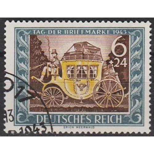 1943 - Рeйх - День марки Mi.828 _гаш