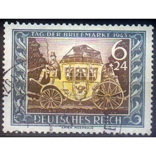 1943 - Рейх - День марки Mi.828 _гаш