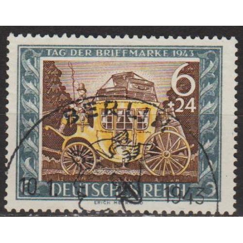 1943 - Рейх - День марки Mi.828 _гаш