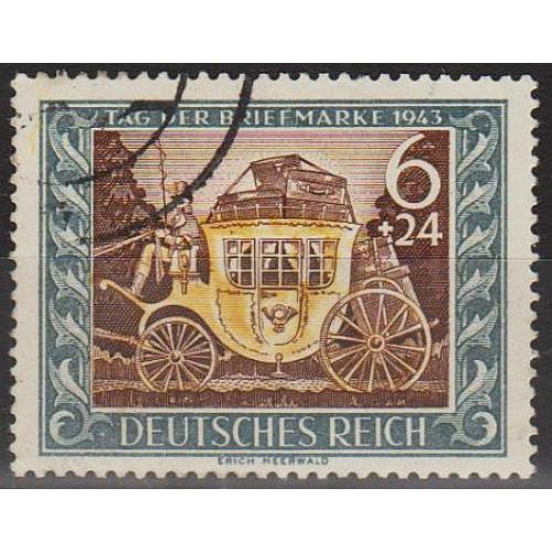 1943 - Рeйх - День марки Mi.828 _гаш