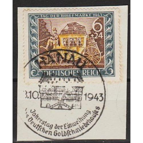 1943 - Рейх - День марки Mi.828 _Вирізка