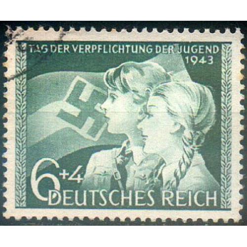 1943 - Рейх - День молоді Mi.843 _гаш