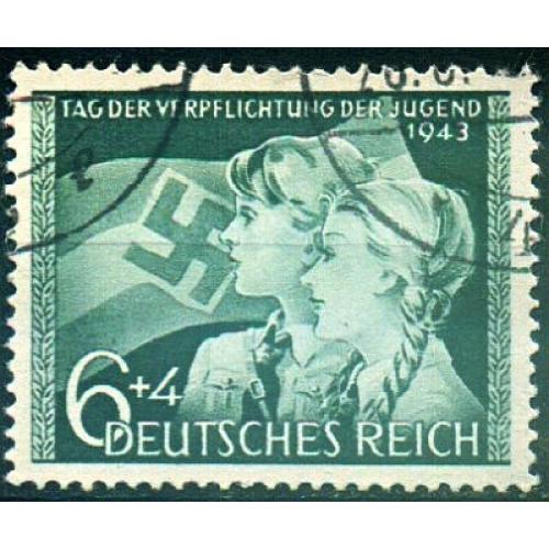 1943 - Рейх - День молоді Mi.843 _гаш