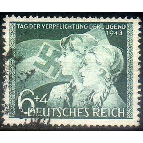 1943 - Рейх - День молоді Mi.843 _гаш