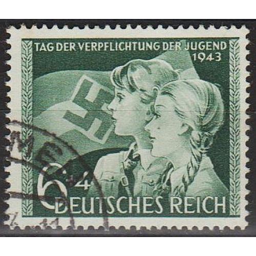 1943 - Рейх - День молоді Mi.843 _гаш
