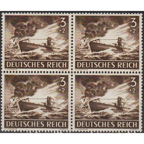 1943 - Рейх - День Вермахту 3 Mi.831 _8,0 € _Кварт **