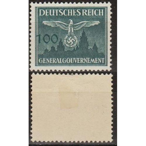 1943 - Рейх - Службова - Орел над м.Краків 100 Mi.36 *