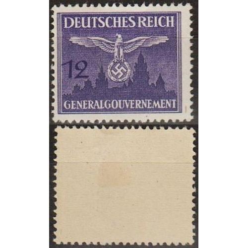 1943 - Рейх - Службова - Орел над м.Краків 12 Mi.28 *