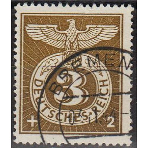 1943 - Рейх - Спецзнак Mi.830 - гаш