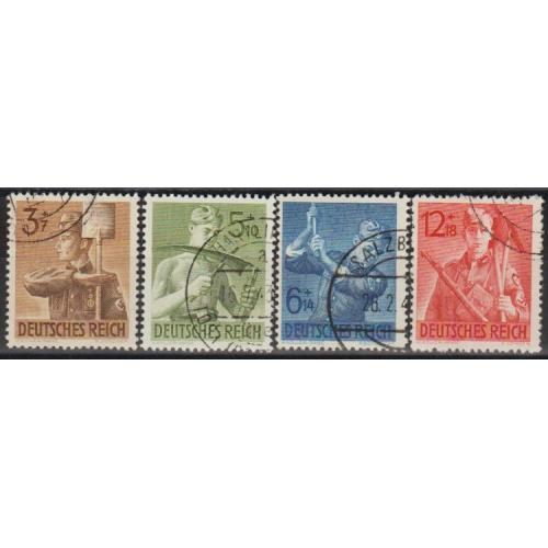 1943 - Рейх - Трудова служба Mi.850-53 _4,50 € _гаш