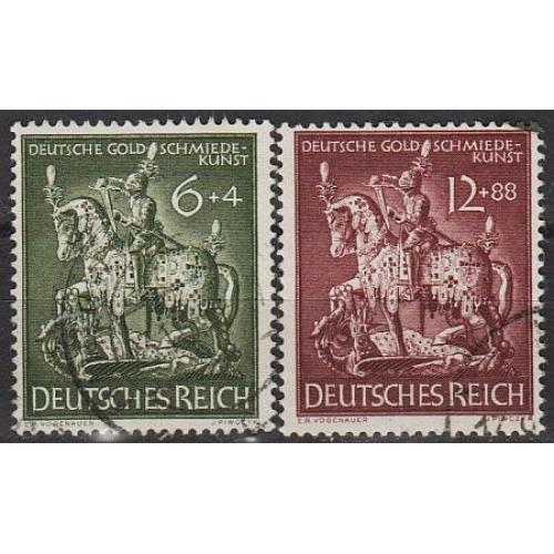 1943 - Рейх - Ювелірне мистецтво Mi.860-61 _гаш