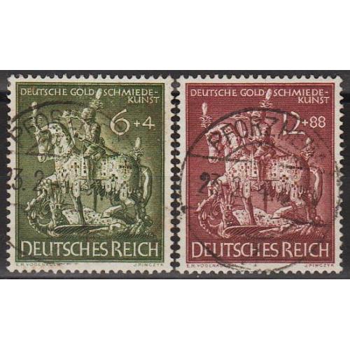 1943 - Рейх - Ювелірне мистецтво Mi.860-61 _гаш