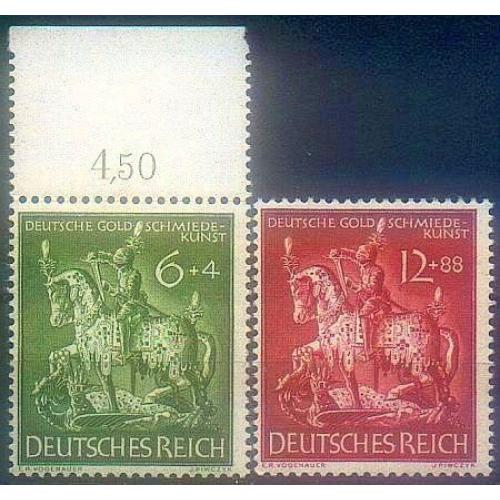1943 - Рейх - Ювелірне мистецтво Mi.860-61 **