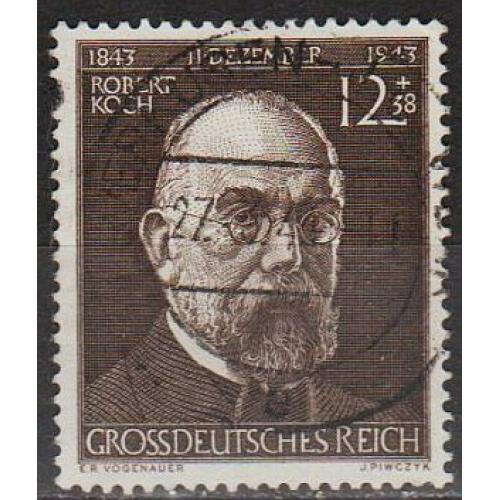 1944 - Рейх - 100 років Коха Mi.864  _1,50 € _гаш