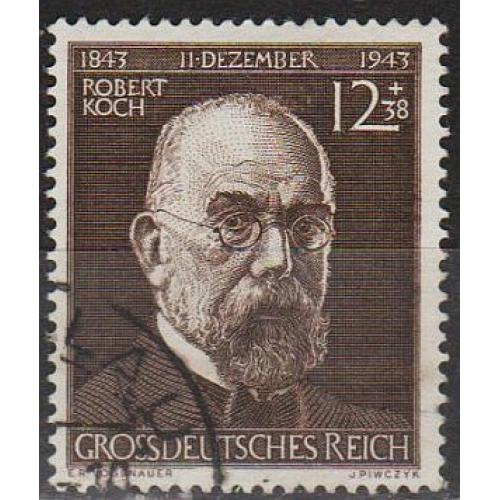 1944 - Рейх - 100 років Коха Mi.864  _1,50 € _гаш