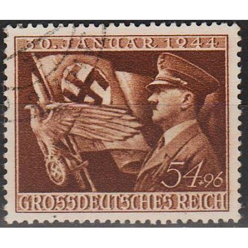 1944 - Рейх - 11 років правління Гітлера Mi.865 - гаш