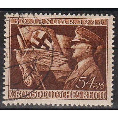 1944 - Рейх - 11 років правління Гітлера Mi.865 - гаш