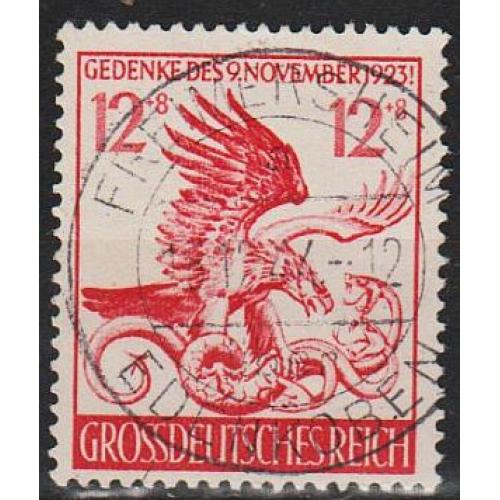 1944 - Рейх - 21 рік пивного путчу Mi.906 _1.60 EU _гаш